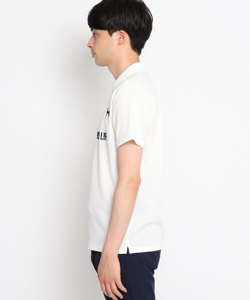 adabat（アダバット）の「◆【バックプリント】グラフィックプリント 半袖ポロシャツ（ポロシャツ・メンズ・ネイビー/ホワイト・46/48/50）」の10枚目の写真