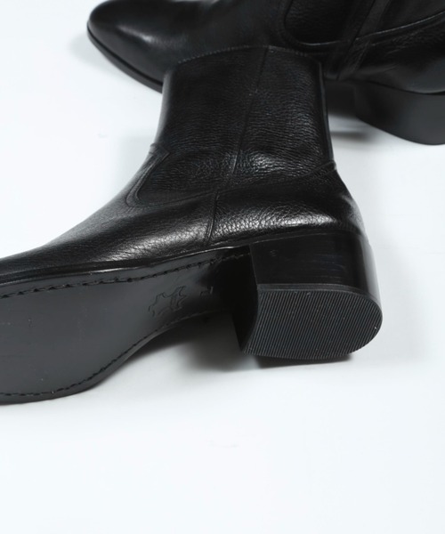 GalaabenD（ガラアーベント）の「エンボスヒールブーツ（ブーツ・メンズ・ブラック・S/M/L）」の5枚目の写真