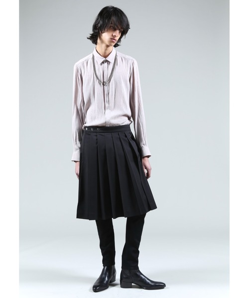 GalaabenD（ガラアーベント）の「エンボスヒールブーツ（ブーツ・メンズ・ブラック・S/M/L）」の2枚目の写真