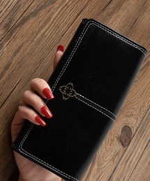 レザータッチ長財布