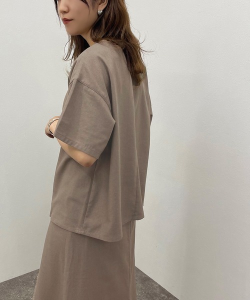 apres jour mignon(アプレジュールミニョン)の「リネン混トップス【ZOZOTOWN限定アイテム】(シャツ/ブラウス・レディース・チャコールグレー/ピンクベージュ・フリー/X-LARGE)」の20枚目の写真