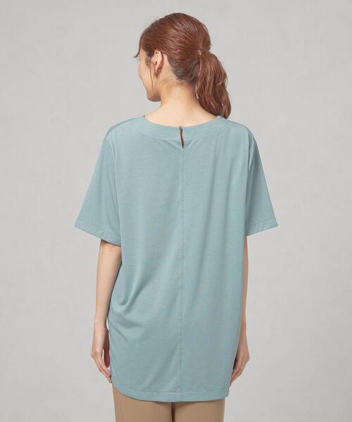 closet story(クローゼットストーリー)の「<closet story> サイドスリット オーバー カットソー(Tシャツ/カットソー・レディース・ホワイト/ピンク/ライム/モカ・FREE)」の7枚目の写真