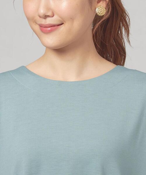 closet story(クローゼットストーリー)の「<closet story> サイドスリット オーバー カットソー(Tシャツ/カットソー・レディース・ホワイト/ピンク/ライム/モカ・FREE)」の8枚目の写真