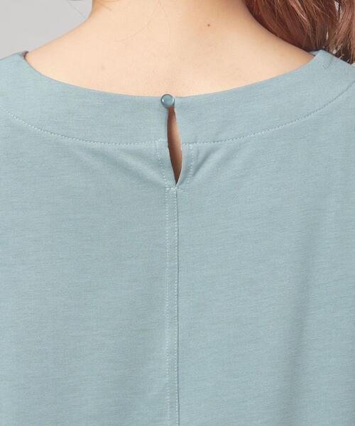 closet story(クローゼットストーリー)の「<closet story> サイドスリット オーバー カットソー(Tシャツ/カットソー・レディース・ホワイト/ピンク/ライム/モカ・FREE)」の9枚目の写真