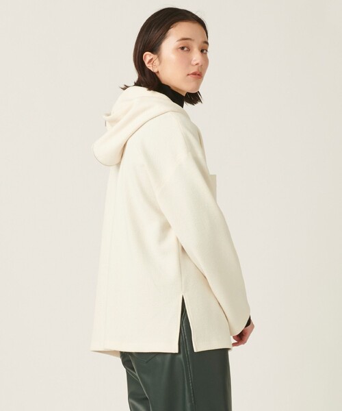 JOSEPH STUDIO（ジョゼフストゥディオ）の「ブークレジャージー フーディートップス（パーカー・レディース・アイボリー系/ワイン系・SMALL/MEDIUM/LARGE）」の5枚目の写真