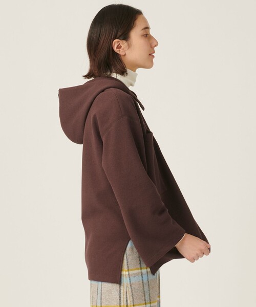 JOSEPH STUDIO（ジョゼフストゥディオ）の「ブークレジャージー フーディートップス（パーカー・レディース・アイボリー系/ワイン系・SMALL/MEDIUM/LARGE）」の12枚目の写真