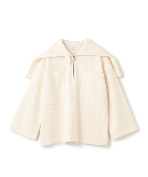 JOSEPH STUDIO（ジョゼフストゥディオ）の「ブークレジャージー フーディートップス（パーカー・レディース・アイボリー系/ワイン系・SMALL/MEDIUM/LARGE）」の15枚目の写真