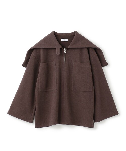 JOSEPH STUDIO（ジョゼフストゥディオ）の「ブークレジャージー フーディートップス（パーカー・レディース・アイボリー系/ワイン系・SMALL/MEDIUM/LARGE）」の16枚目の写真