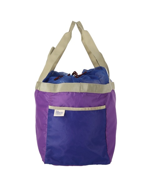 Vintage PEANUTS(ビンテージピーナッツ)の「ルートート/SNOOPY スヌーピー 折りたたみ 軽量 大容量 エコバッグ IP.GRD.トランシェ.Peanuts-6S(トートバッグ・レディース・ブラック/サックスブルー/パープル/カーキ・FREE)」の7枚目の写真