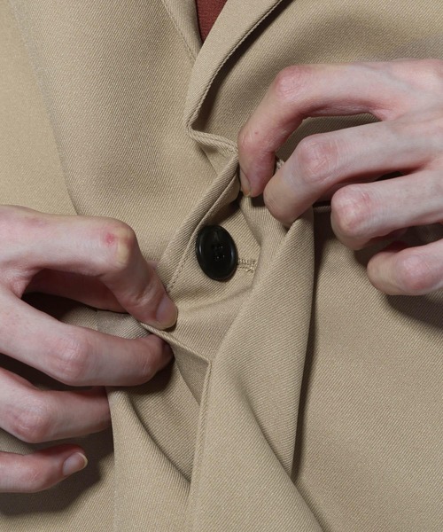 HARE(ハレ)の「ロングジレ(HARE)(ベスト・メンズ・ブラック/ベージュ・FREE)」の6枚目の写真