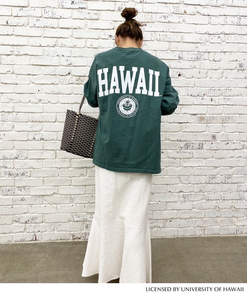 GOOD ROCK SPEED(グッドロックスピード)の「HAWAII TEE(Tシャツ/カットソー・レディース・グリーン・FREE)」の3枚目の写真
