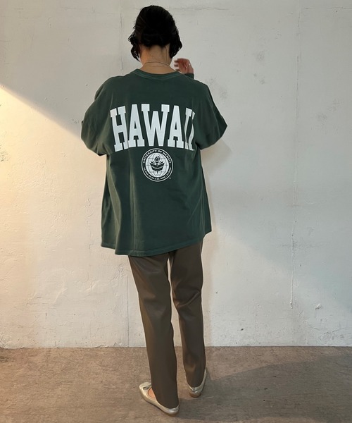 GOOD ROCK SPEED(グッドロックスピード)の「HAWAII TEE(Tシャツ/カットソー・レディース・グリーン・FREE)」の13枚目の写真