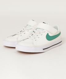 NIKE | NIKE ナイキ 17-22COURT LEGACY (PSV) コート　レガシーV　KDA5381　*108SAIL/GRNS(スニーカー)