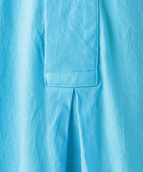 TOMORROWLAND （トゥモローランド）の「ハイコンパクトジャージー ワイドスリーブシャツ（シャツ/ブラウス・レディース・ライトブルー/ネイビー/キャメル・S）」の8枚目の写真