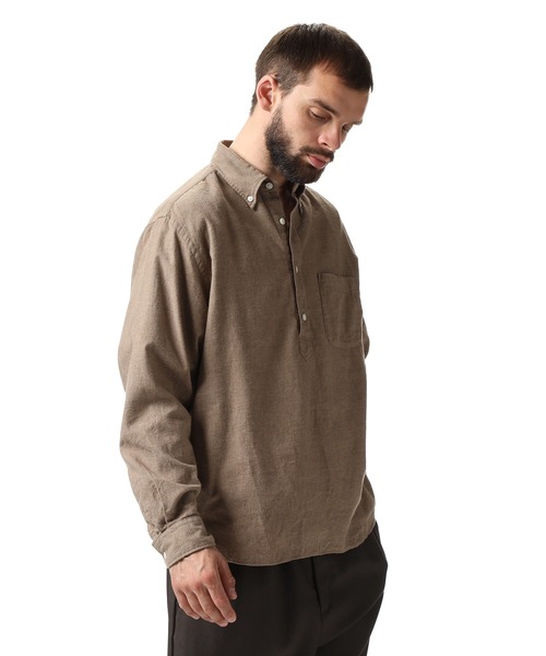 SOPHNET.（ソフネット）の「FLANNEL BIG PULLOVER B.D SHIRT（シャツ