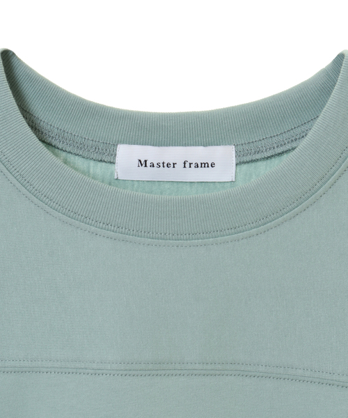 MEN'S MELROSE（メンズメルローズ）の「MASTER FRAME フットボールTシャツ（Tシャツ/カットソー・メンズ・ベージュ/ミント/ホワイト/ブラック・3/4）」の5枚目の写真