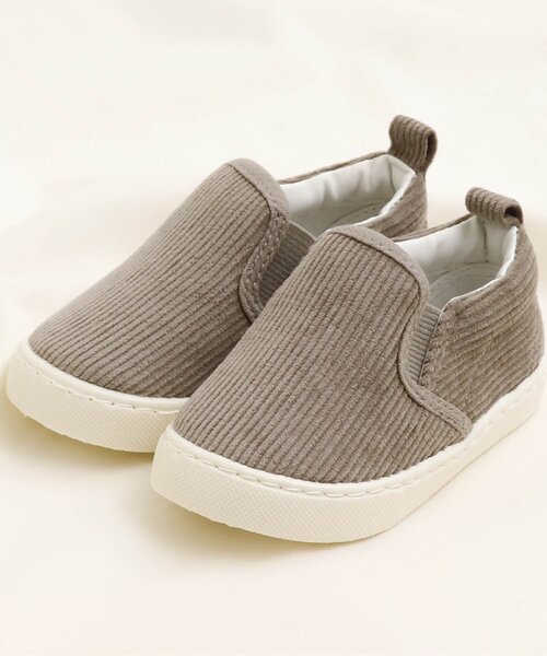 apres les cours（アプレレクール）の「バラエティスリッポン（スリッポン・キッズ・ベージュ/ブラウン/グレー/ピンク/オレンジ・15 /20/18/13/17/19/21/14/16）」の2枚目の写真