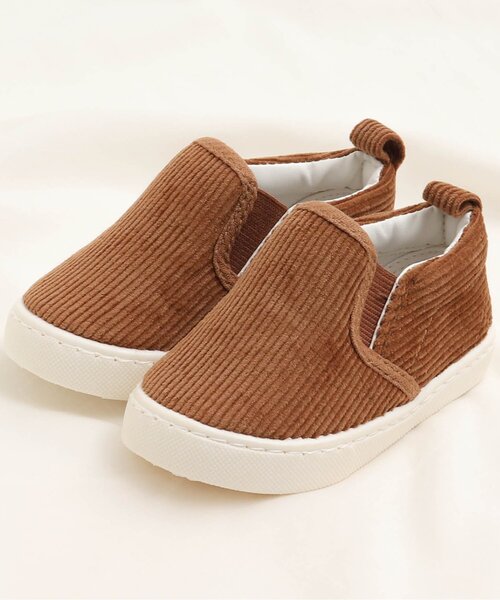 apres les cours（アプレレクール）の「バラエティスリッポン（スリッポン・キッズ・ベージュ/ブラウン/グレー/ピンク/オレンジ・15 /20/18/13/17/19/21/14/16）」の5枚目の写真