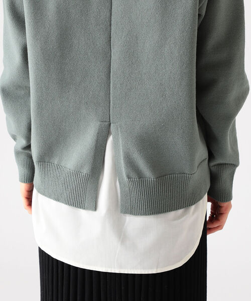 B:MING by BEAMS(ビーミングバイビームス)の「B:MING by BEAMS / バックスリット コンビ プルオーバー 21AW(ニット/セーター・レディース・ブラック系/ブラウン系/グリーン系/ネイビー系・ONE SIZE)」の14枚目の写真