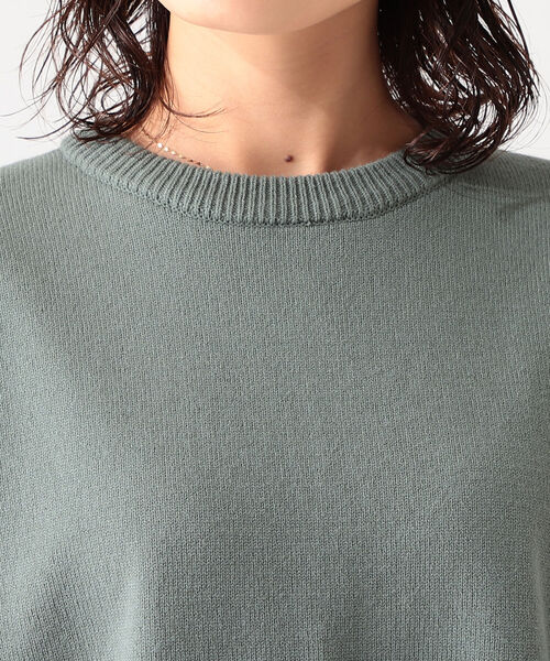 B:MING by BEAMS(ビーミングバイビームス)の「B:MING by BEAMS / バックスリット コンビ プルオーバー 21AW(ニット/セーター・レディース・ブラック系/ブラウン系/グリーン系/ネイビー系・ONE SIZE)」の21枚目の写真