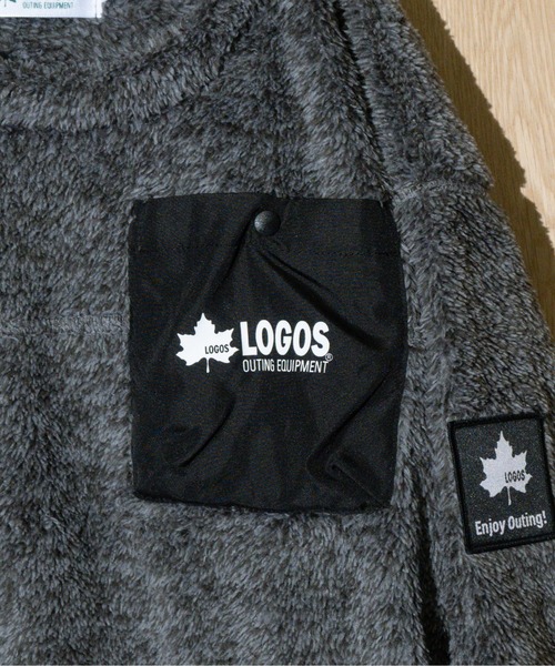 LOGOS(ロゴス)の「【30】〔LOGOS/ロゴス〕ボアフリース クルー(スウェット・キッズ・ダークグレー/モカ/ダークブルー・130/140/150/160)」の4枚目の写真