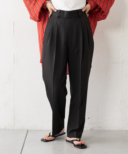 CIAOPANIC TYPY(チャオパニックティピー)の「【ZOZOTOWN限定】センタープレスカラースラックスパンツ(スラックス・レディース・ブルー/ボルドー/ブラック/グリーン/レッド・ONE SIZE)」の15枚目の写真