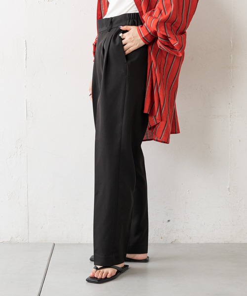 CIAOPANIC TYPY(チャオパニックティピー)の「【ZOZOTOWN限定】センタープレスカラースラックスパンツ(スラックス・レディース・ブルー/ボルドー/ブラック/グリーン/レッド・ONE SIZE)」の16枚目の写真