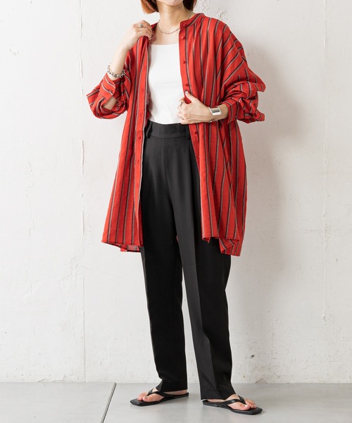 CIAOPANIC TYPY(チャオパニックティピー)の「【ZOZOTOWN限定】センタープレスカラースラックスパンツ(スラックス・レディース・ブルー/ボルドー/ブラック/グリーン/レッド・ONE SIZE)」の17枚目の写真