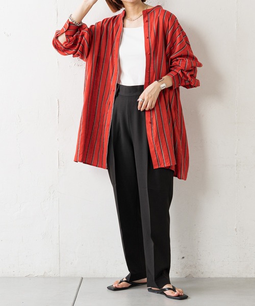 CIAOPANIC TYPY(チャオパニックティピー)の「【ZOZOTOWN限定】センタープレスカラースラックスパンツ(スラックス・レディース・ブルー/ボルドー/ブラック/グリーン/レッド・ONE SIZE)」の19枚目の写真