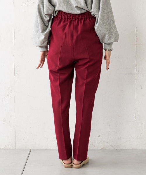 CIAOPANIC TYPY(チャオパニックティピー)の「【ZOZOTOWN限定】センタープレスカラースラックスパンツ(スラックス・レディース・ブルー/ボルドー/ブラック/グリーン/レッド・ONE SIZE)」の10枚目の写真