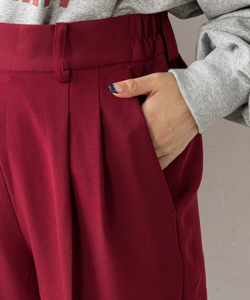 CIAOPANIC TYPY(チャオパニックティピー)の「【ZOZOTOWN限定】センタープレスカラースラックスパンツ(スラックス・レディース・ブルー/ボルドー/ブラック/グリーン/レッド・ONE SIZE)」の13枚目の写真