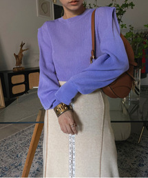 Ameri | SHOULDER TUCK SHEER KNIT(ニット/セーター)