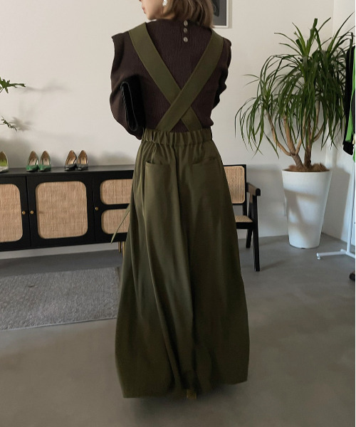 Ameri（アメリ）の「SHOULDER TUCK SHEER KNIT（ニット/セーター・レディース・パープル/ブラウン/オレンジ・FREE）」の21枚目の写真