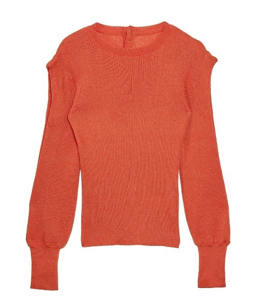 Ameri VINTAGE - あひ‼️SHOULDER TUCK SHEER KNIT Ameri（アメリ）の「SHOULDER TUCK SHEER KNIT（ニット/セーター