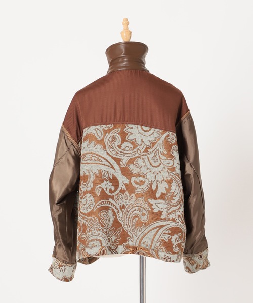 SLOBE citron.（スローブシトロン）の「SLOBE citron.ヴィンテージジャガードブルゾン◆（ブルゾン・レディース・ライトグリーン・FREE）」の3枚目の写真