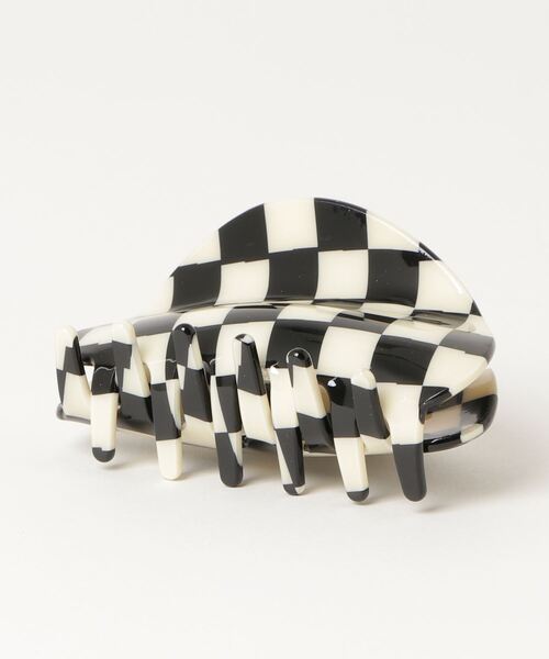 WEGO（ウィゴー）の「WEGO/チェッカーバンスクリップ（バレッタ/ヘアクリップ・レディース・ブラック/グリーン/ブルー・FREE）」の6枚目の写真