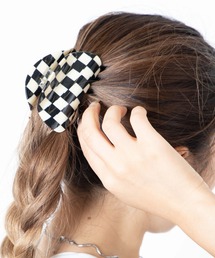 WEGO | WEGO/チェッカーバンスクリップ(バレッタ/ヘアクリップ)