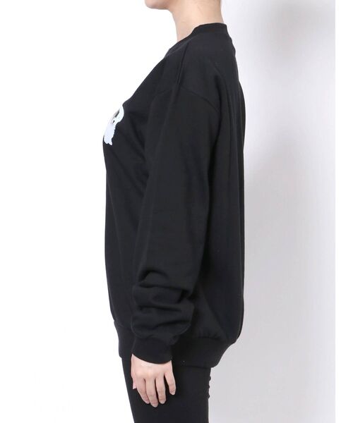 merry jenny(メリージェニー)の「PRETTY PUPPY トレーナー(スウェット・レディース・ブラック/オフホワイト・FREE)」の12枚目の写真