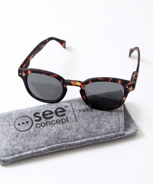 ABAHOUSE(アバハウス)の「seeウェリントン型サングラス(メガネ・メンズ・インディゴブルー/グリーン/ブラック/イエロー/ブラウン・FREE)」の3枚目の写真