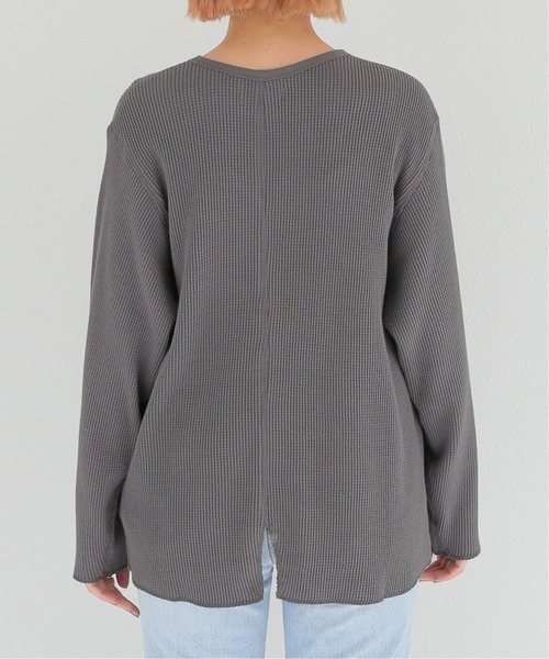 Simplicite（サンプリシテ）の「サーマルタックスリーブ プルオーバー（Tシャツ/カットソー・レディース・ホワイト/ブラック・FREE）」の20枚目の写真