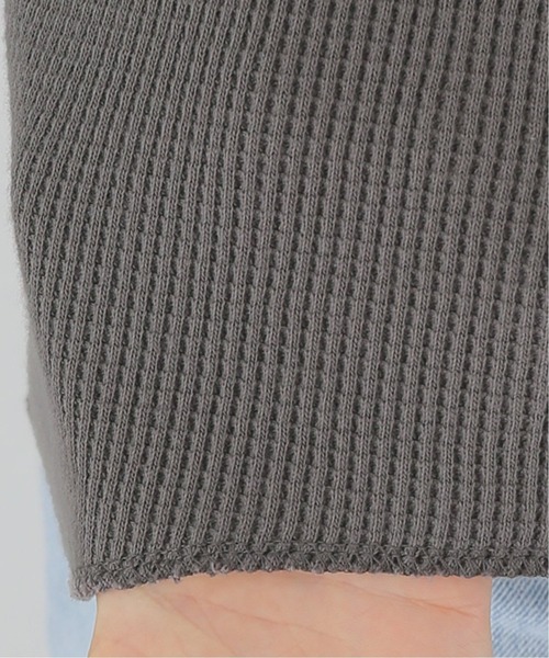 Simplicite（サンプリシテ）の「サーマルタックスリーブ プルオーバー（Tシャツ/カットソー・レディース・ホワイト/ブラック・FREE）」の14枚目の写真