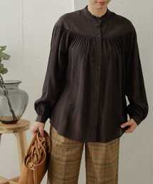 URBAN RESEARCH DOORS | 切り替えギャザーブラウス(シャツ/ブラウス)