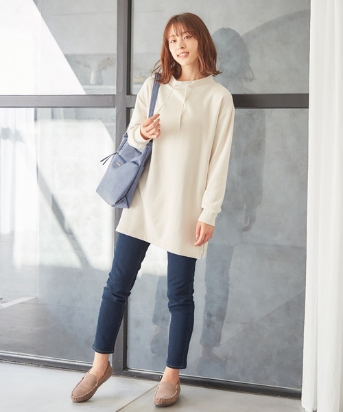 Honeys（ハニーズ）の「暖デニムスキニー６７丈（デニムパンツ・レディース・インディゴブルー/ブラック・LL/M/S/SS/L）」の7枚目の写真