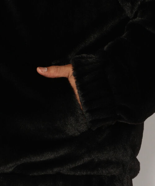 LUSOR（ルーソル）の「LUSOR（ルーソル）エコファーブルゾン（ブルゾン・メンズ・ブラック/ベージュ・MEDIUM/LARGE）」の10枚目の写真