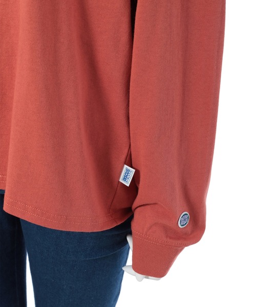 DISCUS ATHLETIC(ディスカス アスレチック)の「【DISCUS ATHLETIC】USAコットンロングTシャツ(Tシャツ/カットソー・レディース・ホワイト/ブラウン/オレンジ/ブラック/カーキ/パープル・LARGE/MEDIUM/X-LARGE)」の8枚目の写真