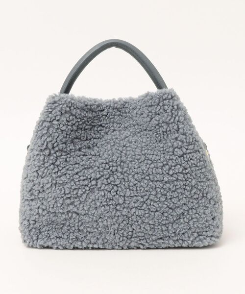 SHIPS any(シップス エニィ)の「SHIPS any: フェイク ボア 2WAY ショルダー◇(ショルダーバッグ・レディース・ホワイト/ライトブルー・ONE SIZE)」の6枚目の写真