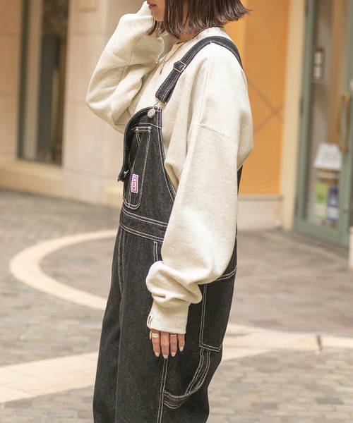 PairPair（ペアペア）の「アニマルピスネーム付きプルオーバー(ユニセックス)（スウェット・レディース・ネイビー/グリーン/オートミール・FREE）」の13枚目の写真