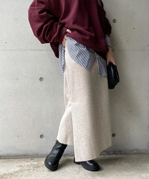 DouDou | 圧縮天竺スリットタイトスカート(スカート)