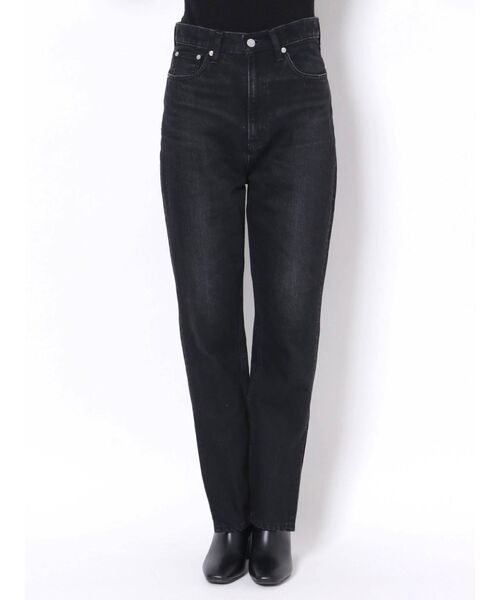 CALNAMUR（カルナムール）の「センタープレススリットブラックデニム（デニムパンツ・レディース・ブラック・SMALL/MEDIUM）」の10枚目の写真