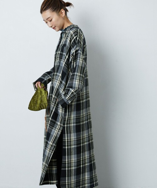 セール Web限定 ヘビーネルシャツワンピース ワンピース Freak S Store フリークスストア のファッション通販 Zozotown